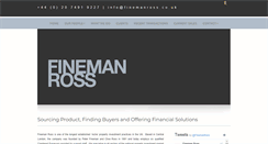 Desktop Screenshot of finemanross.co.uk